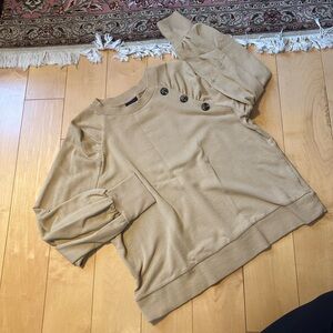 Who What Wear Puffed Sleeve Sweatshirt